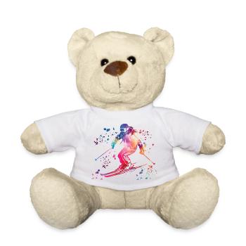 Ski alpin Sports d’hiver Ski nordique - Nounours - blanc - Devant