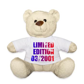 25e anniversaire édition limitée 03/2001 - Nounours - blanc - Devant