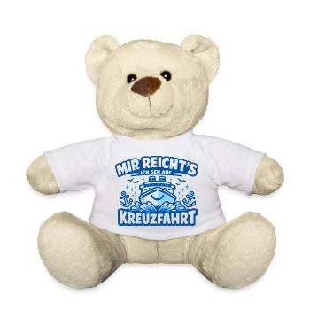 Cruise Gift Women Saying - Teddy Bear - white - Front