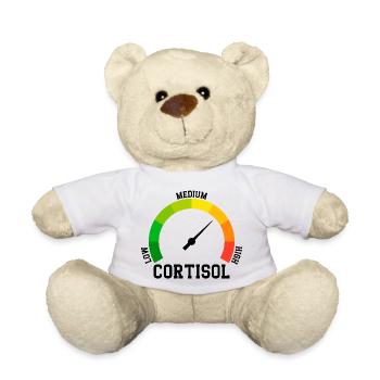 Niedriges Cortisol, sogar niedriger Wert - Teddy - Weiß - Vorne