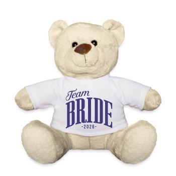Team Braut JGA Junggesellinnenabschied 2026  - Teddy - Weiß - Vorne