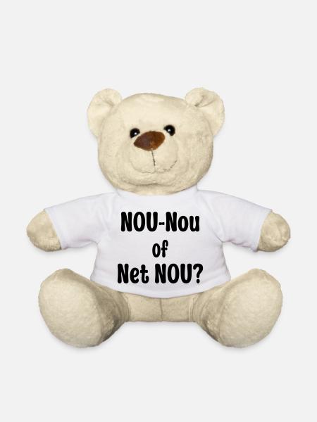 Nou-Nou of Net Nou? - Teddy Bear - white