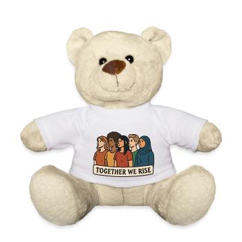 Gemeinsam Aufstehen - Teddy - Weiß - Vorne