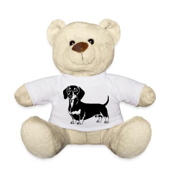 Dackel - Teddy - Weiß - Vorne