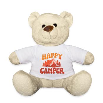 Camp de campeurs joyeux Imprimé - Nounours - blanc - Devant
