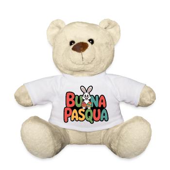 Häse frohe Ostern - Teddy - Weiß - Vorne
