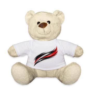 Design sportif du maillot Effet dynamique - Nounours - blanc - Devant