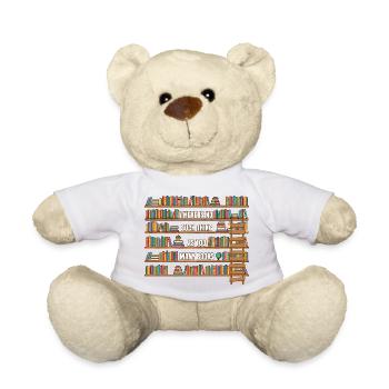 Il n’existe pas de trop d’amoureux des livres - Nounours - blanc - Devant
