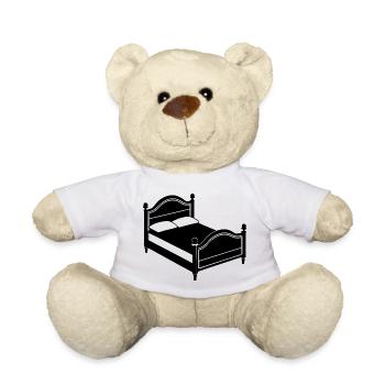 Bett - Teddy - Weiß - Vorne