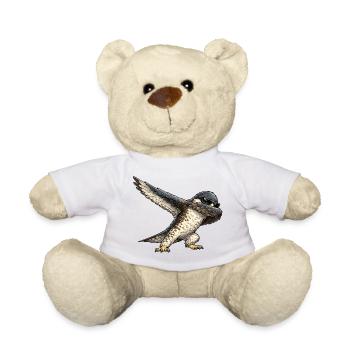 Dabbing Falke - Teddy - Weiß - Vorne