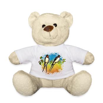 Hirondelles - Nounours - blanc - Devant