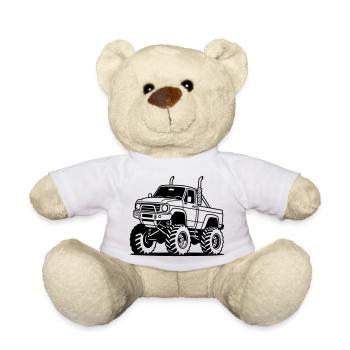 Monster Truck - Nounours - blanc - Devant