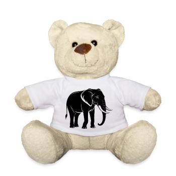 Elefant - Teddy - Weiß - Vorne