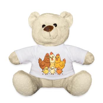 Hühnerfamilie - Teddy - Weiß - Vorne