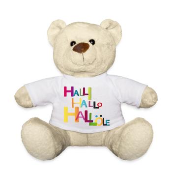Hello Hello Hello - Teddy Bear - white - Front