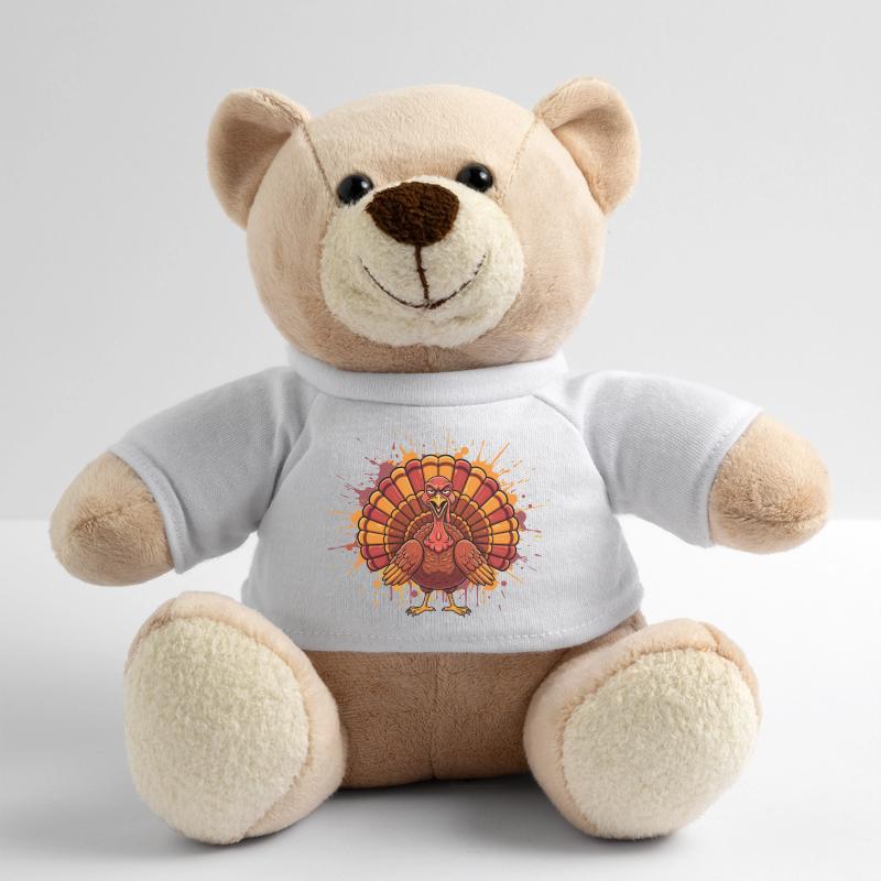 Dinde colorée avec une touche de couleur Nounours