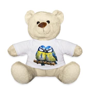Deux Bleus - Nounours - blanc - Devant