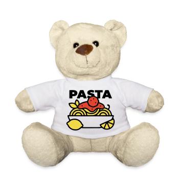 Pasta Schüssel Spaghetti Italien Foodie - Teddy - Weiß - Vorne