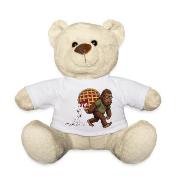 Humour Maths – Bigfoot Voleur de Tarte Pi - Nounours - blanc - Devant