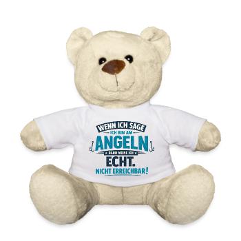 Angeln Ruhemodus – Nicht erreichbar - Teddy - Weiß - Vorne