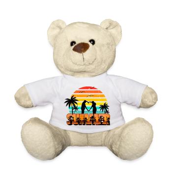 Romantischer Sommersonnenuntergang - Teddy - Weiß - Vorne