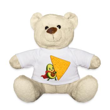 Avocado Held und Chip - Teddy - Weiß - Vorne