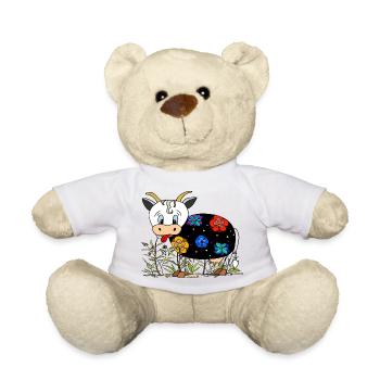 Cow - Teddy Bear - white - Front