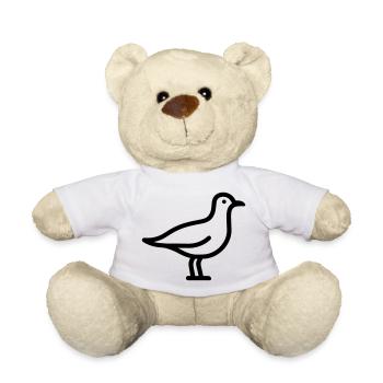 Seagull - Teddy Bear - white - Front