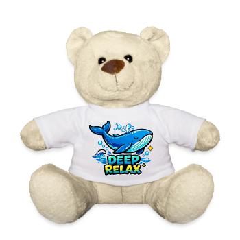 Tiefenentspannung Wal - Teddy - Weiß - Vorne