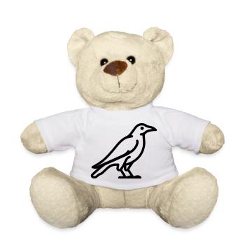 Krähe - Teddy - Weiß - Vorne