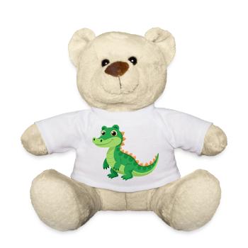 Bébé alligator - Nounours - blanc - Devant