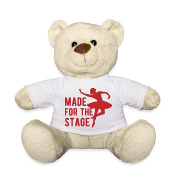 Musical Theatre Made For The Stage Theater Design - Teddy Bear - white - Front