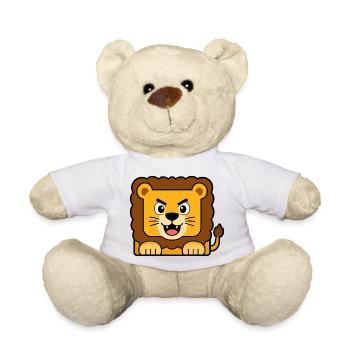 Lion - Teddy Bear - white - Front