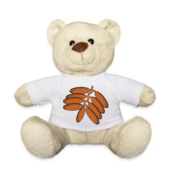 Datteln Kostüm Karneval Faschingskostüm Dattel - Teddy - Weiß - Vorne