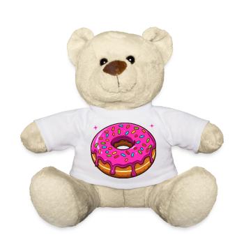 A hole full of happiness - Teddy Bear - white - Front