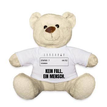 Kein Fall. Ein Mensch. Rettungsdienst - Teddy - Weiß - Vorne