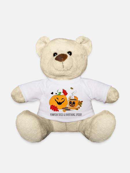 Pumpkin Smile Cozy Cup Halloween - Teddy - Weiß