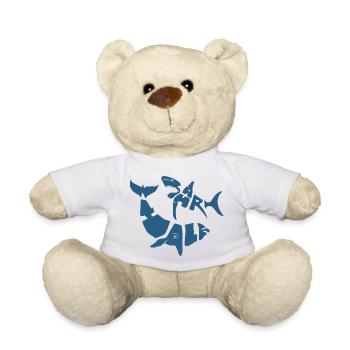 SW_LOGO_5_BLEU - Teddy - Weiß - Vorne