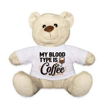 Kaffeeliebhaber, Espresso-Liebhaber, Koffein-Enthusiast - Teddy - Weiß - Vorne