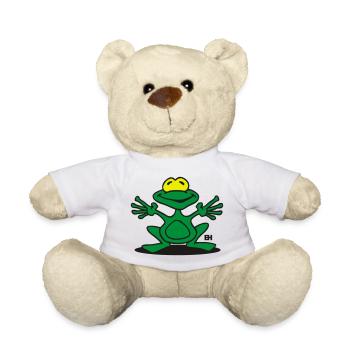 Frosch - Teddy - Weiß - Vorne