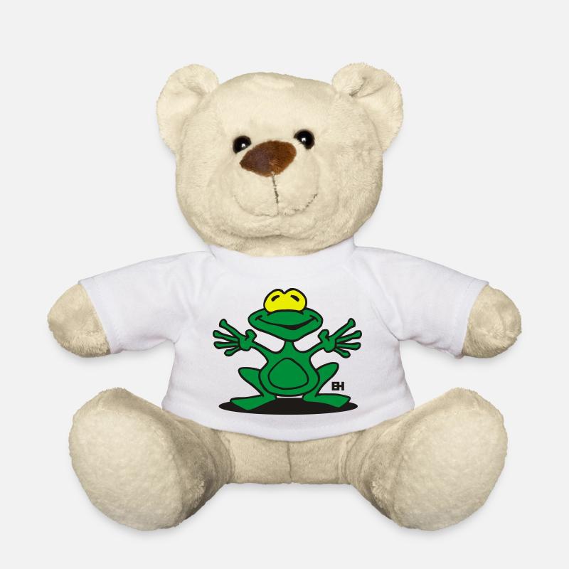 Frosch - Teddy - Weiß