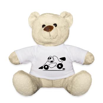 Rennwagen - Teddy - Weiß - Vorne