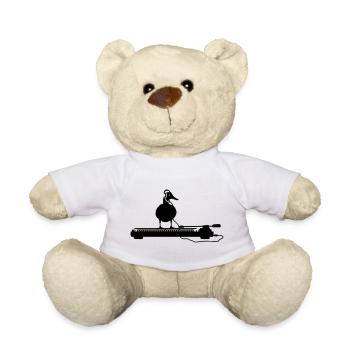 disco duck turntable - Teddy - Weiß - Vorne