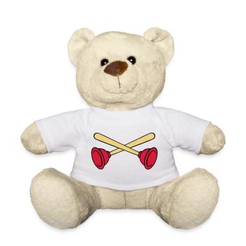 Pömpel crossed - Teddy - Weiß - Vorne