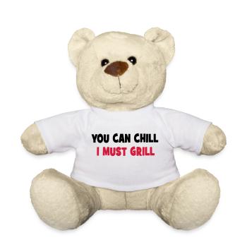 barbecue - Nounours - blanc - Devant