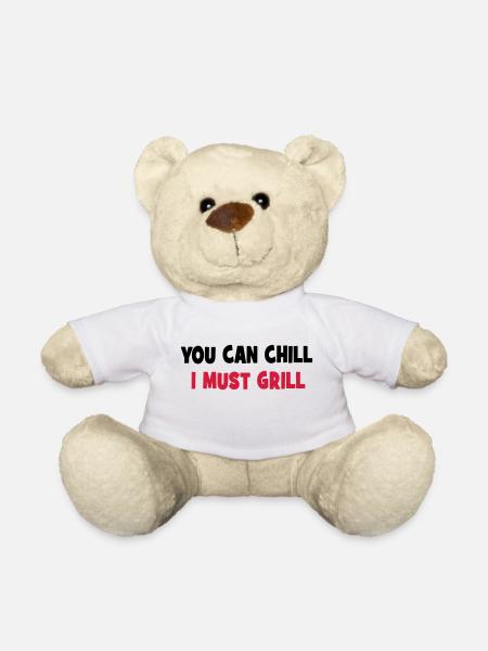 barbecue - Nounours - blanc