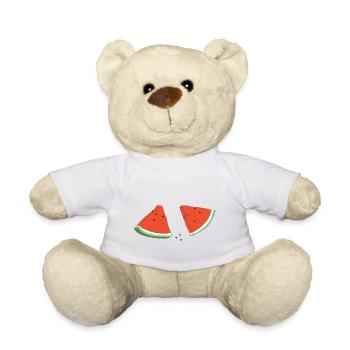 Tranches de melon d'eau - Nounours - blanc - Devant