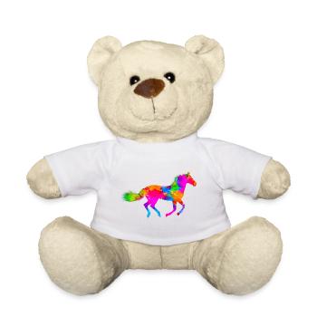 Beautiful Horse - Teddy Bear - white - Front