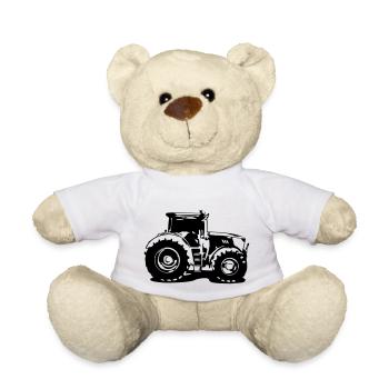 Traktor JD 6215R - Teddy - Weiß - Vorne