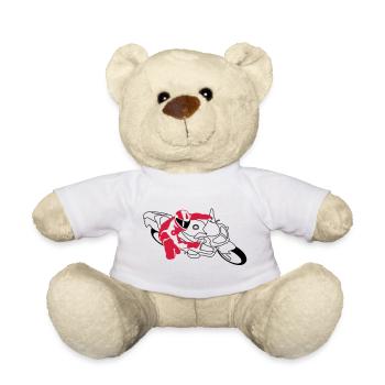 motorrad_2 - Nounours - blanc - Devant